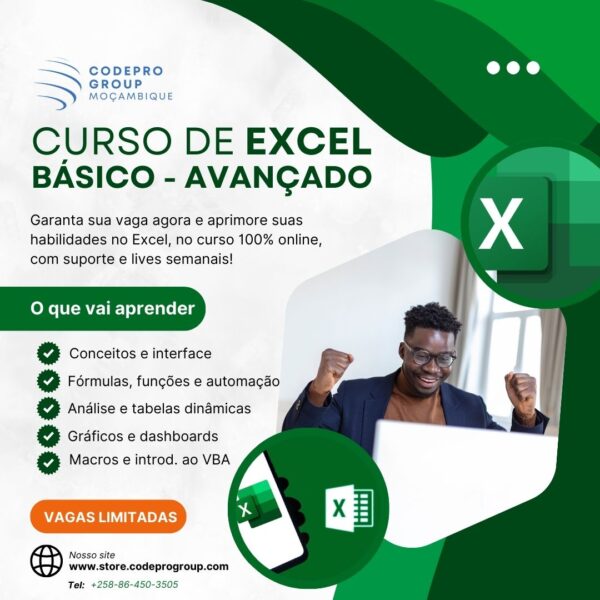 Panfleto curso Excel - CodePro